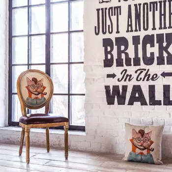 Стул мистер шерлок с сиденьем и спинкой из экокожи