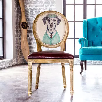 Стул мистер твистер с сиденьем и спинкой из экокожи