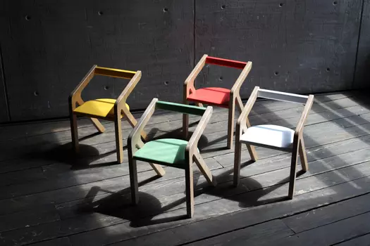 Стул Moonk "Malevich" m фиолетовый 4-8 лет