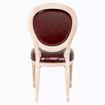 Стул музейный экспонат версия 8 с сидением из экокожи