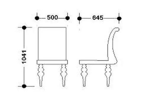 Стул Palermo с обивкой из бежевого велюра