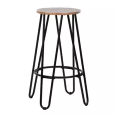 Стул полубарный азия с металлическим каркасом