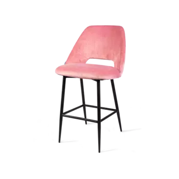 Стул полубарный Ferotta розового цвета
