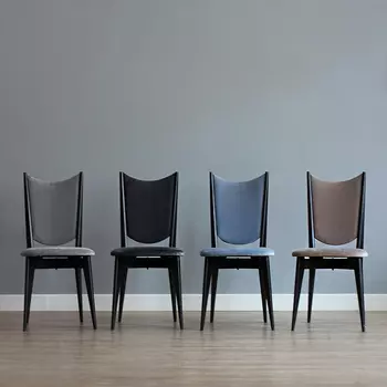 Стул Retro Velvet серого цвета