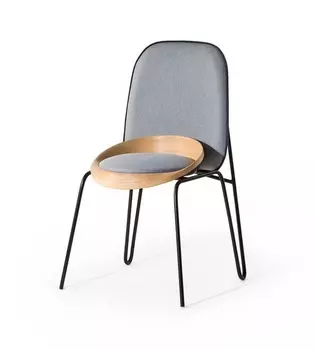 Стул Rue ясень серого цвета