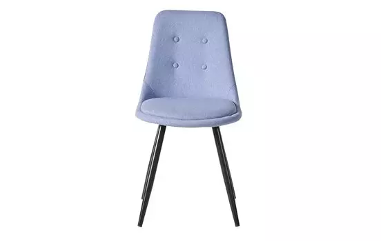 Стул с металлическими ножками черного цвета