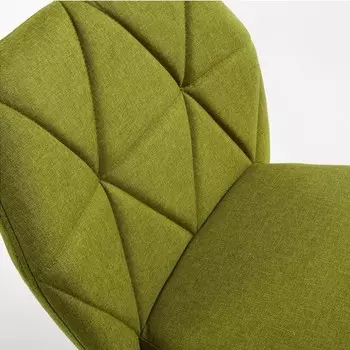 Стул с мягкой обивкой Gravite зеленого цвета
