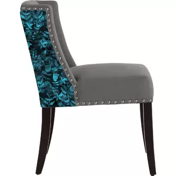 Стул с мягкой обивкой x-Ray серый