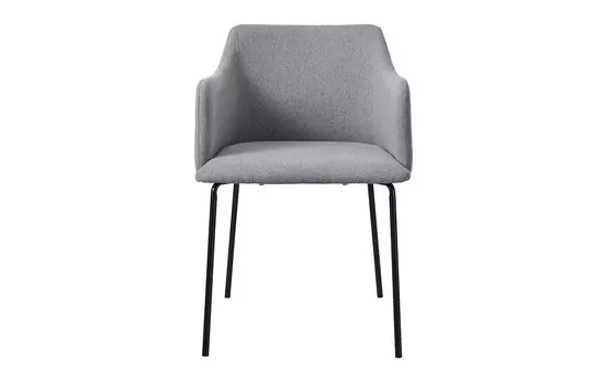 Стул с подлокотниками серого цвета