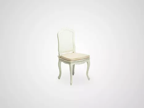 Стул с резьбой ручной работы и старением « агата» (ротанг)