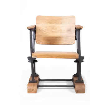 Стул Seokjin из массива дерева и металла