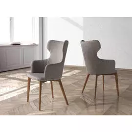 Стул серо-коричневого цвета