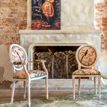 Стул шинуазри с каркасом из массива бука