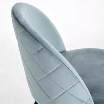 Стул стивен голубого цвета