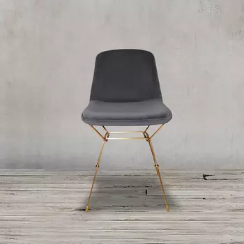 Стул темно-серого цвета