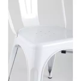 Стул Tolix белый глянцевый