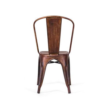 Стул Tolix коричневого цвета