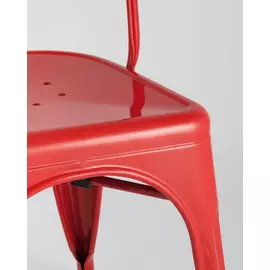 Стул Tolix красного цвета