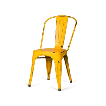 Стул Tolix Marais a желтого цвета