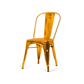 Стул Tolix Marais a золотого цвета