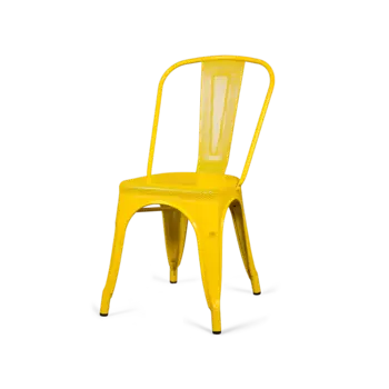 Стул Tolix Marais pp желтого цвета