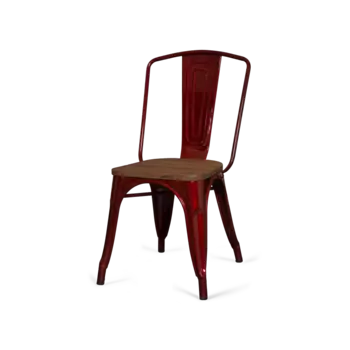 Стул Tolix Marais z Wood с деревянным сидением
