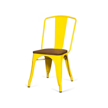 Стул Tolix Marais z Wood с деревянным сидением