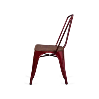 Стул Tolix Marais z Wood с деревянным сидением