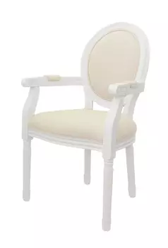 Стул Volker Arm Beige+White бежевого цвета