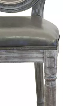 Стул Volker Dog с сидением из экокожи