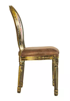 Стул Volker Golden Cat с каркасом золотого цвета