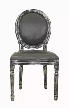 Стул Volker Silver с мягкой обивкой