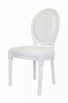 Стул Volker White с мягкой обивкой