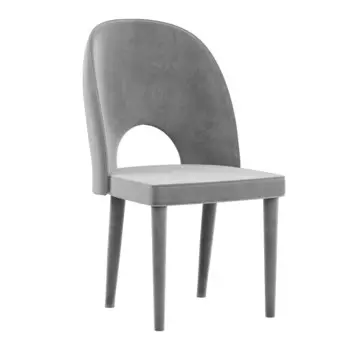 Стул в обивке серого цвета