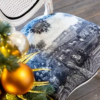 Стул версаль со спинкой из ротанга