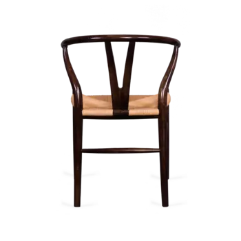 Стул Wishbone темно-коричневого цвета