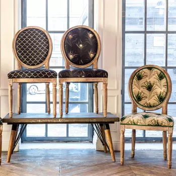 Стул жар-птица с каркасом из натурального бука