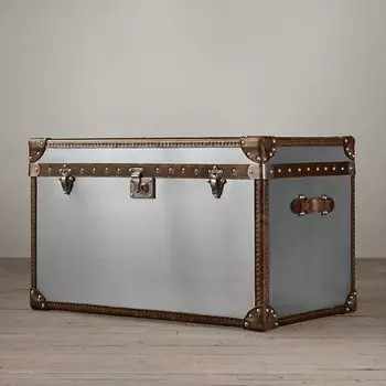 Сундук с каркасом из массива дуба