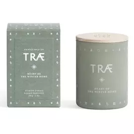 Свеча ароматическая Trae зеленого цвета с крышкой