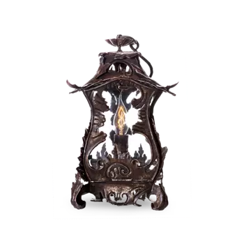 Светильник настольный Linterna коричневого цвета