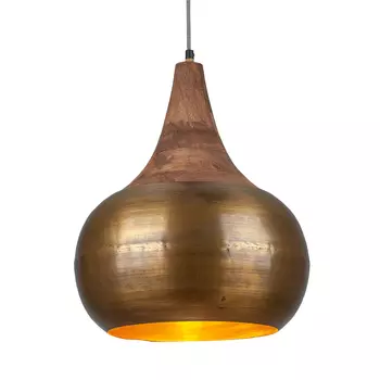 Светильник подвесной с плафоном из состаренного металла