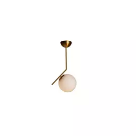 Светильник потолочный с белым плафоном