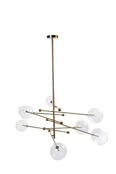 Светильник потолочный со стеклянными плафонами