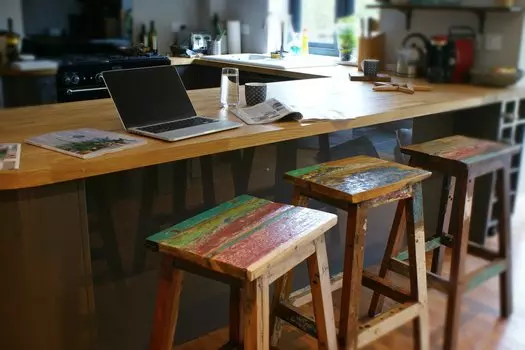 Табурет барный ломоносов из старого рыбацкого судна