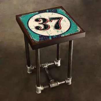 Табурет Cmyk с сидением из массива сосны