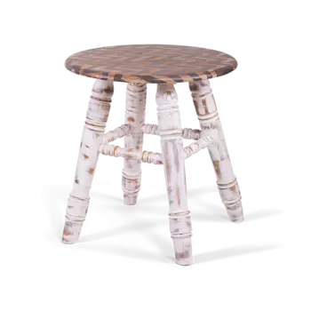 Табурет Crankle из натурального дерева