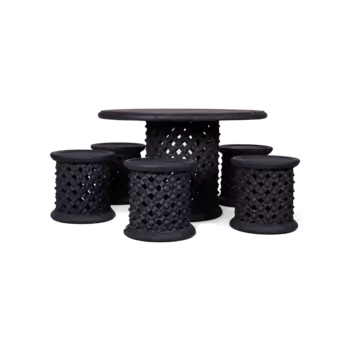 Табурет Cronos черного цвета