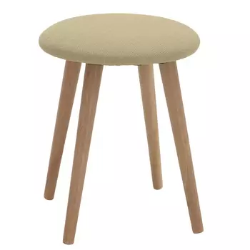 Табурет из дерева и хлопка