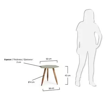 Табурет Julia Grup Bima серебро