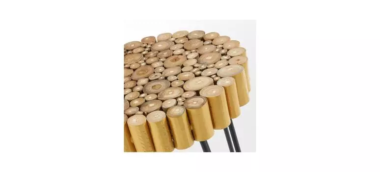 Табурет Julia Grup Evento из массива дерева и металла